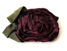 BROCHE vintage Fleur en tissu