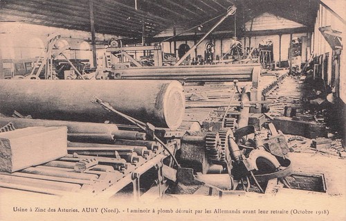 Carte postale ancienne auby - postale,