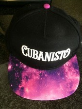 @RARE BELLE CASQUETTE NOIR ROSE MOUCHETE BIERE BEER CUBANISTO OFFICIEL @ NEUVE