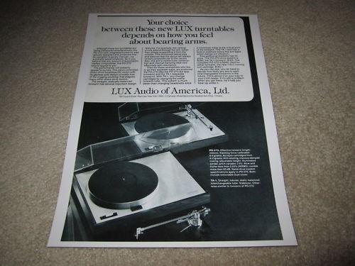 Luxman platine 1978 - ad,,