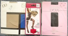 3  paires Bas nylon autofixant jarretière Taille 1 FR36/38 UK8.5 USA.D34/36