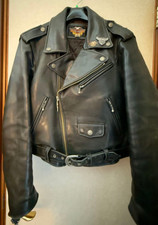 Veste de motard double en cuir