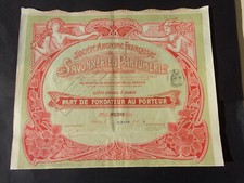 Ste  FRANCAISE  " SAVONNERIE ET PARFUMERIE. "