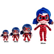 Peluche Miraculous Ladybug De 20 - 80cm Coccinelle Poupée Souple Plush Size XL