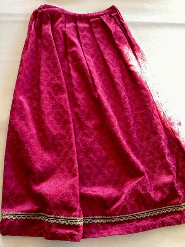 Ancienne jupe longue costume - longue,