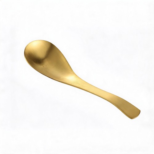 Cuillère 304 dorée pour