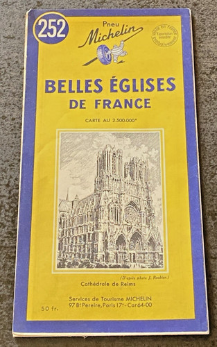 Rare carte michelin 252 - rare,