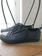 Baskets simili noires comme neuves Primark 36