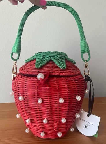 Pearl embellished strawberry - embellished,