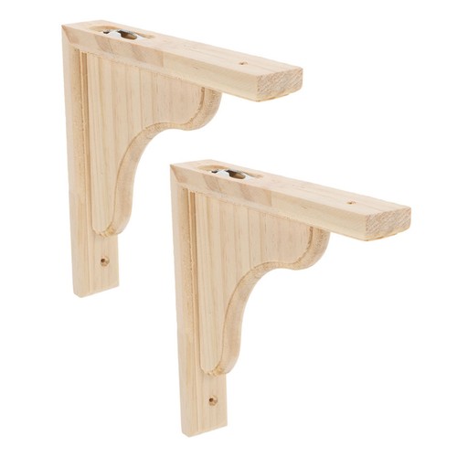 Pcs équerres bois - 2, pour