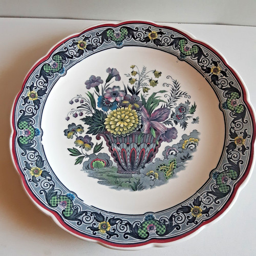 Assiette mural faience delfts - faience,