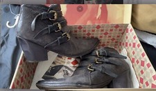 airstep 40 AS98 Low Boots Bottines Tbe Cuir Marron