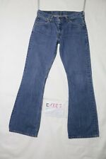 Jeans Levi's 516 Flare Bootcut Rar Usé W31 L34 ACCORCIATO L30 (Cod.E1887)