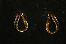 Swarovski rainbow crystal clip