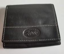 Portefeuille monnaie cartes FRANCINEL cuir noir tbeg 9,5 /8 cm