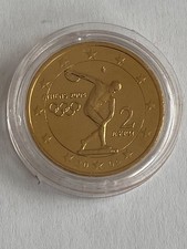 2 euro plaque or 24 carats Grèce