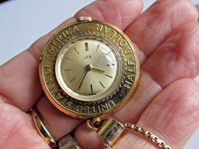 Vintage Montre Pendentif JFK SWISS Mécanique Half Dollar America John F. Kennedy