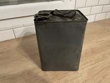 Bidon D’huile En Métal Vide 4,5L Repeint