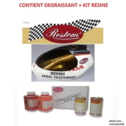 Traitement resine reservoir