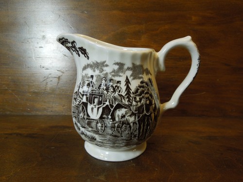 Vintage porcelain creamer - porcelain,