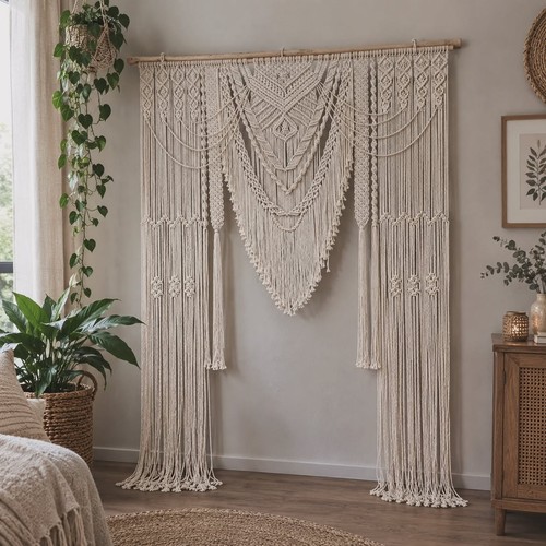 Large handmade macrame - large,
