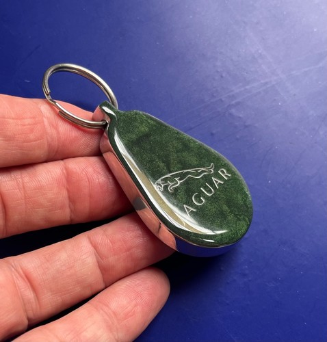 Jaguar green key ring - green,