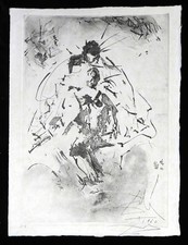 SALVADOR DALI Gravure Isis