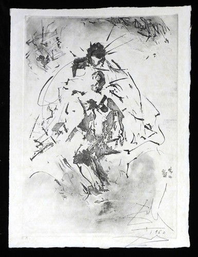 Salvador dali gravure isis - dali,