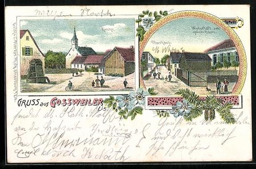 Lithographie cosswiller - lithographie,