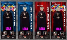 4 Affiches / Poster  35x91 cm