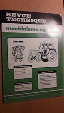 Zetor tracteur 8111 8145 10111 10145 12145 : revue technique RTMA 55