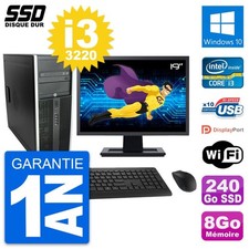 PC Tour HP Elite 8300 Ecran