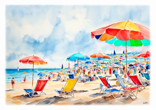 Création originale plage - création,