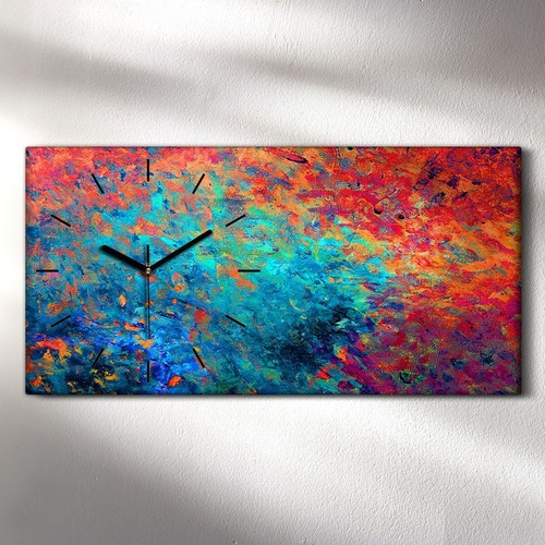 Horloge décorative sur - , toile