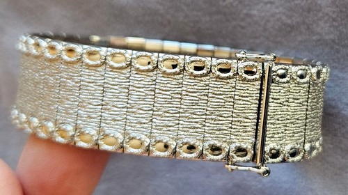 Bracelet manchette argent