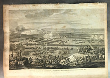 Carle Vernet Grande gravure originale Austerlitz Napoléon 1806 Republiqu Tchèque