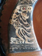 Paire de cornes de buffle