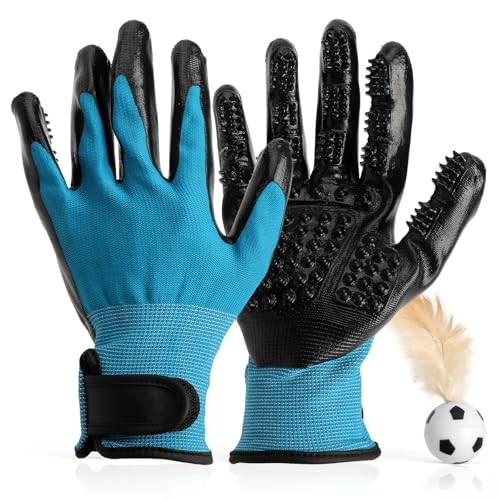 Gants toilettage pour chien - de,