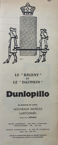 Publicite dunlopillo - publicite,