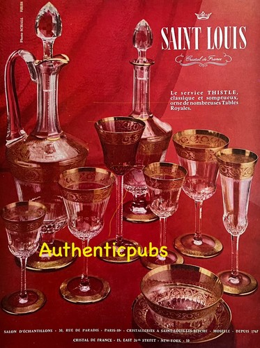 Publicite saint louis cristal - publicite,
