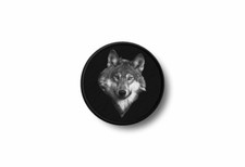 Patch ecusson brode imprime thermocollant biker motard loup wolf no club r3
