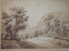 Superbe rare ancien dessin