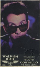 Elvis Costello 1981 Radio Promotionnel Pass Wnew Nyc