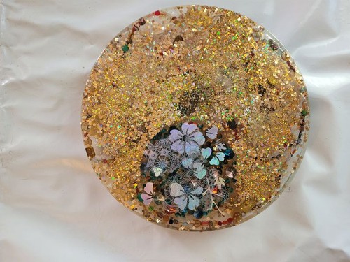 Plateau table paillettes - plateau,