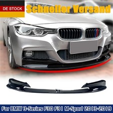 Spoiler avant noir brillant