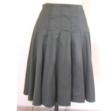 Jupe Plissée Esprit en 38 Kaki Jupon en Tulle Dépassant TBE