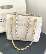 Chanel Petit Sac Cuir Graine Caviar 1997 Italie Chaînettes bag borsa vintage