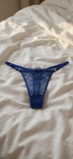 String bleu dentelle avec - bleu, en