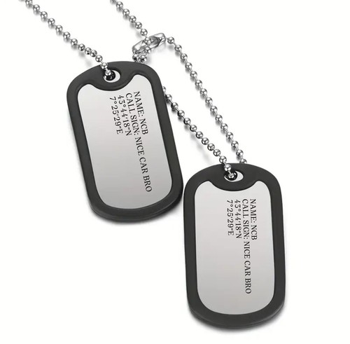 Collier homme ncb plaque - homme,