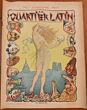 Mi-carême 1899 au Quartier Latin – Comité des étudiants. Dessins humoristiques